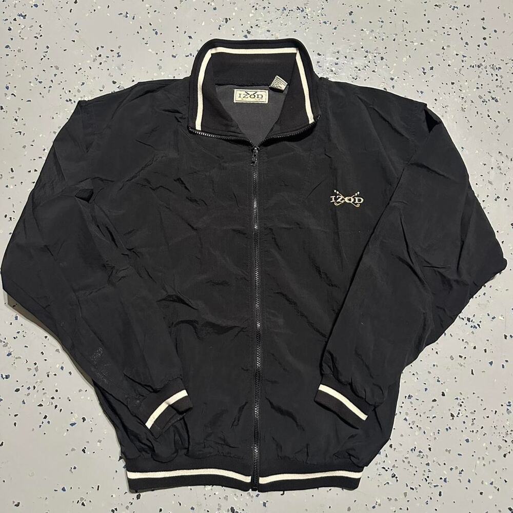 Vintage IZOD Golf Windbreaker Zip Up Jacket
